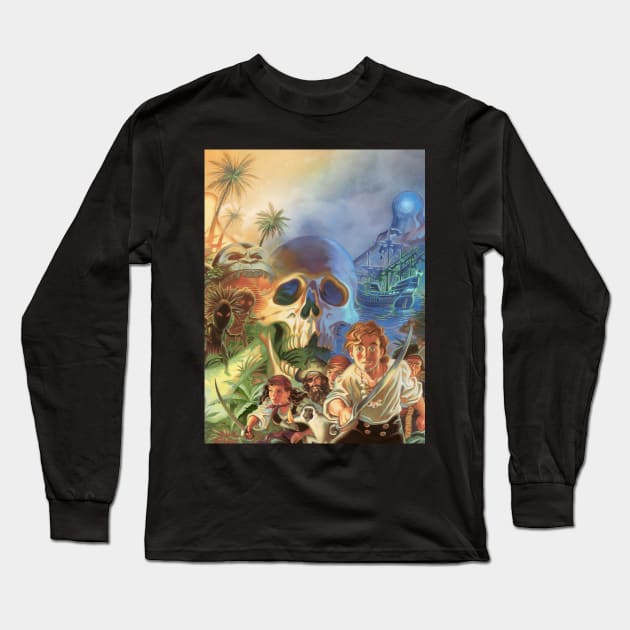 Secret of Monkey Island [Textless] Long Sleeve T-Shirt by Zagreba